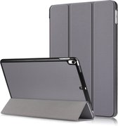Hoes Geschikt voor iPad Air 3 / Pro 10.5 (2017) Hoes Book Case Hoesje Trifold Cover - Hoesje Geschikt voor iPad Air 3 / Pro 10.5 (2017) Hoesje Bookcase - Grijs