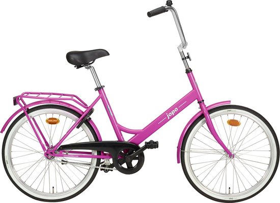 Jopo 24" fiets 1-Speed violet Framemaat 45 cm | bol.com