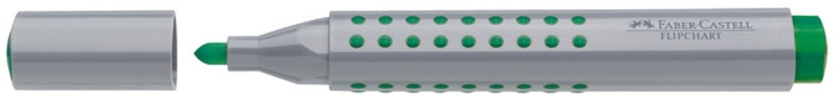 flip-overmarker Faber Castell GRIP 1536 ronde punt groen