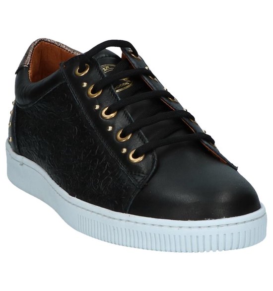 River Woods Lob Sneaker laag gekleed Dames Maat 38 Zwart