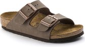 Birkenstock Arizona Kids Slippers Mocha Regular-fit | Bruin | Imitatieleer | Maat 29 | 1002361