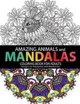 Amazing Animals Mandalas Coloring Books for Adults