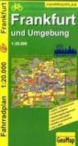 Fahrradplan Frankfurt und Umgebung 1 : 20 000