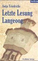 Letzte Lesung Langeoog