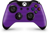 Xbox One Controller Skin Brushed Paars Sticker