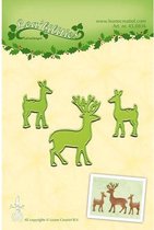 LeCrea - Leabilitie Deer snij en embossing mal 45.0836