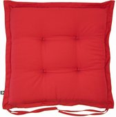 Coussin d'assise Kopu® Prisma Red 50x50 cm - Mousse supérieure - Avec cordes