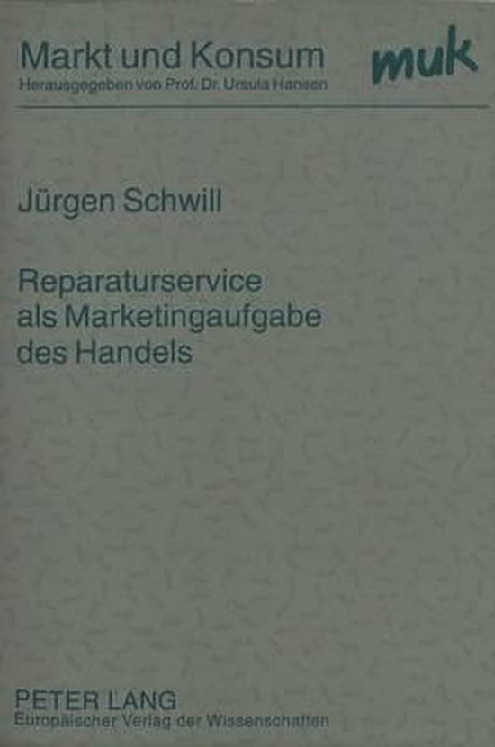 Reparaturservice ALS Marketingaufgabe Des Handels - cover