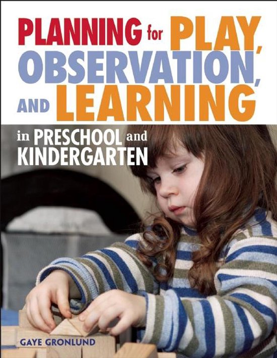 Omslag van Planning for Play, Observation, and Learning in Preschool and Kindergarten