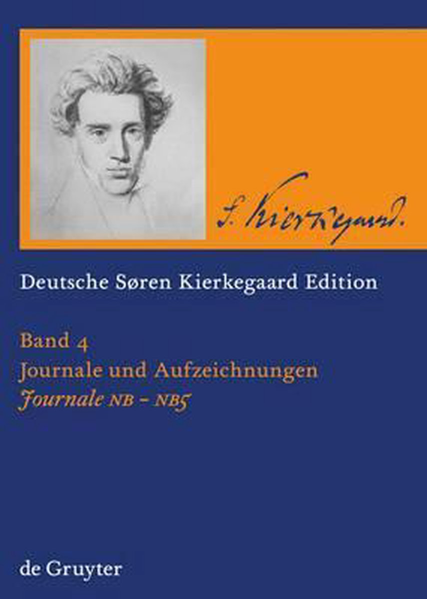Deutsche Søren Kierkegaard Edition (DSKE). Journale NB · NB2 · NB3 · NB4 · NB5 - De Gruyter