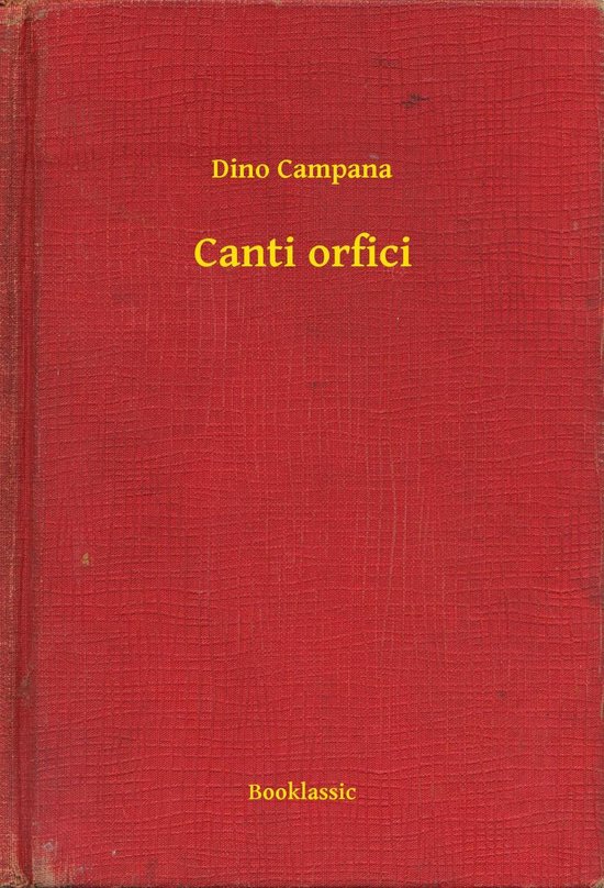 Canti orfici