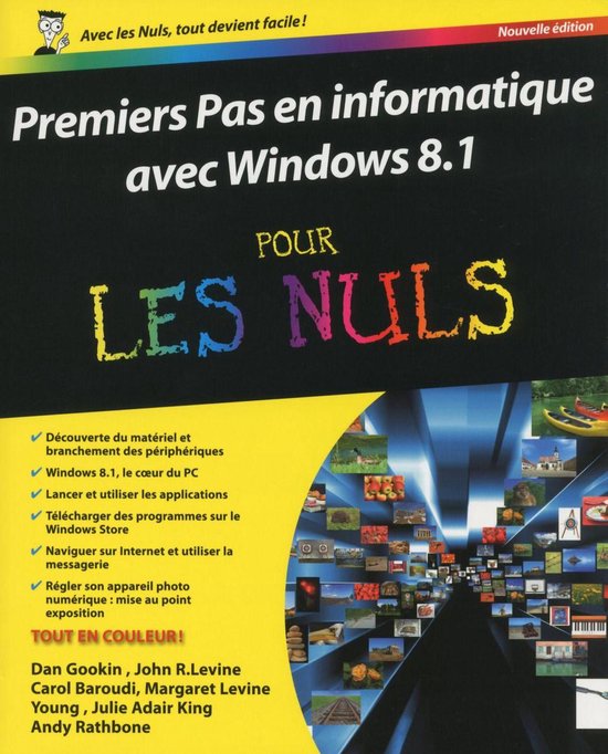 Premiers pas sur PC avec Windows 8.1 et internetPour les Nul ... - cover