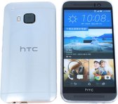 HTC one M9, 0.35mm Ultra Thin Matte Soft Back Skin case Transparant
