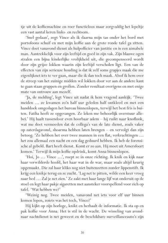 Een close-up van de eerste pagina van het boek 'De som der delen' met tekst in het Nederlands.