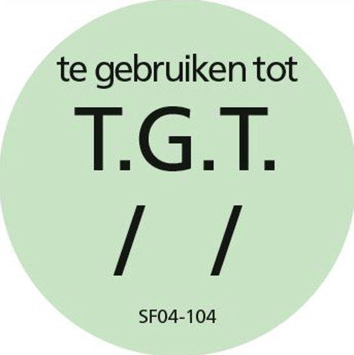 T.G.T sticker HACCP (te gebruiken tot) | bol.com