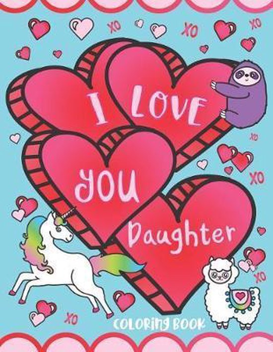 I Love You Daughter Coloring Book, C S Adams 9781643400365 Boeken