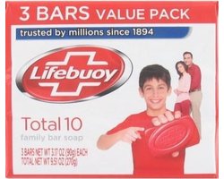 Lifebuoy Zeep Total 10 3 x 90 gr