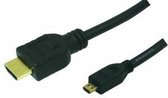 LogiLink - 1.4 High Speed HDMI naar Micro HDMI kabel - 1.5 m - Zwart