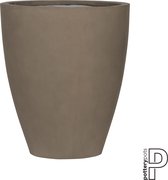 Pottery Pots Bloempot-Plantenbak Ben Sand-Cement D 40 cm H 55 cm