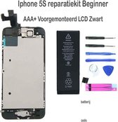 Iphone 5S LCD reparatie en upgrade kit Beginner - Zwart