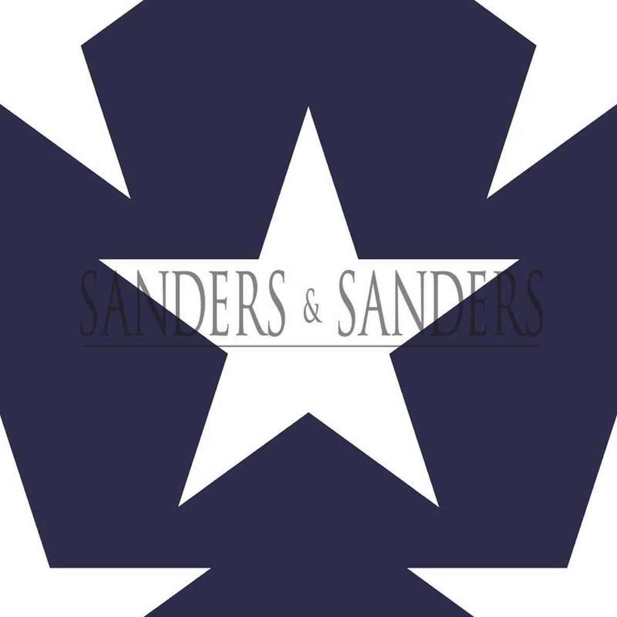 Sanders & Sanders behang sterren marine blauw - 53 cm x 10.05 m - 935256