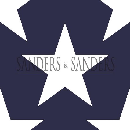 Sanders & Sanders behangpapier sterren marine blauw - 935256 - 53 cm x 10,05 m