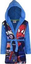 Spiderman fleece kamerjas/badjas - duster - ochtendjas - maat 98 - 3 jaar - blauw