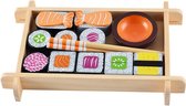 Speelgoed Sushi Set - 14 delig - Hout - kinder sushi