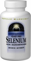 Source Naturals - Selenium 200 mcg (gistvrij) 120 tabletten