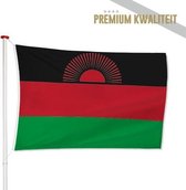 Malawische Vlag Malawi 100x150cm - Kwaliteitsvlag - Geschikt voor buiten