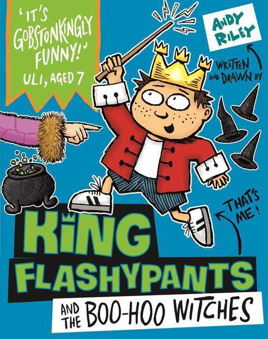 King Flashypants 4 - King Flashypants and the Boo-Hoo Witche ... - cover