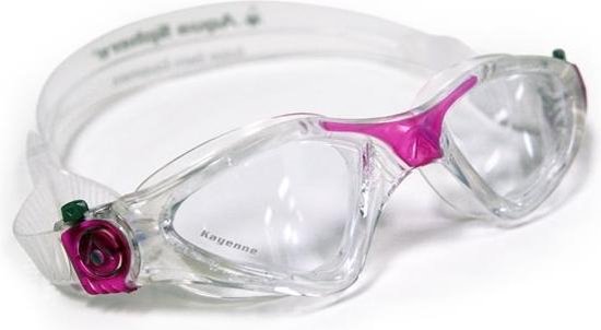 Aqua Sphere Kayenne Lady - Zwembril - Clear Lens - Transparant/Fuxia