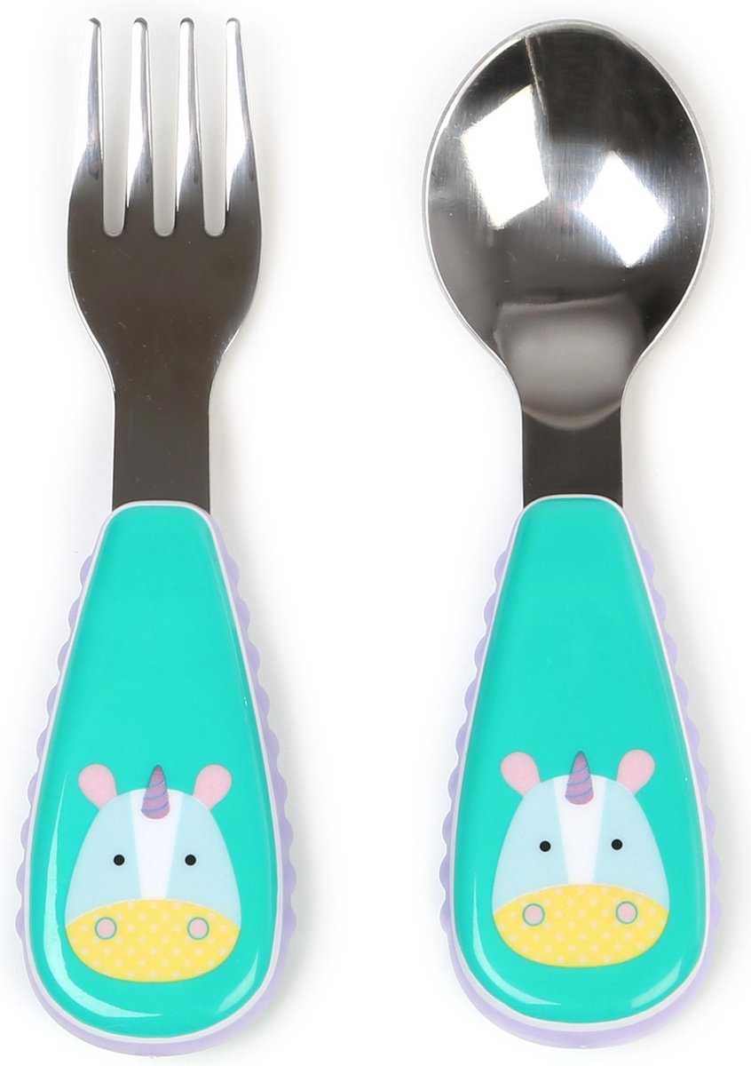 Goedkoopste Skip Hop Zoo Bestekset - Eenhoorn - 2-Delig