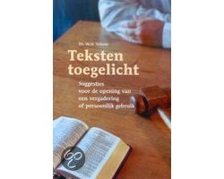 TEKSTEN TOEGELICHT