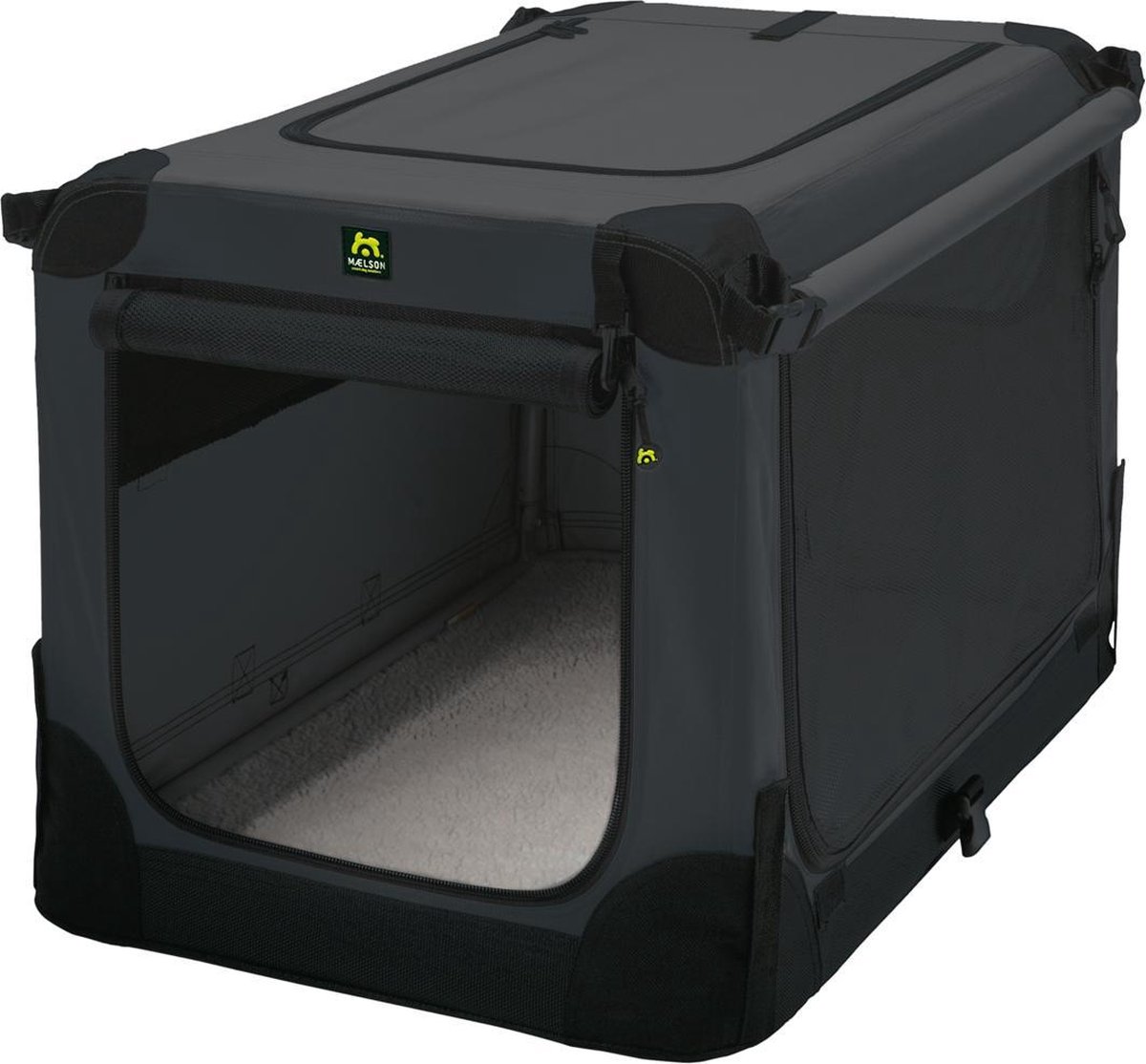 Bol.com Maelson Reisbench Softkennel 72cm Antraciet S aanbieding