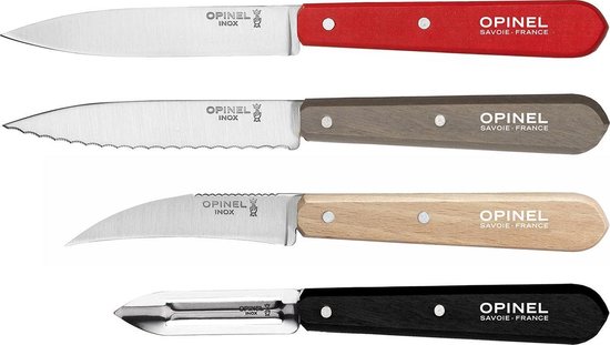 Foto: Opinel doos loft les essentiels 4 stuks