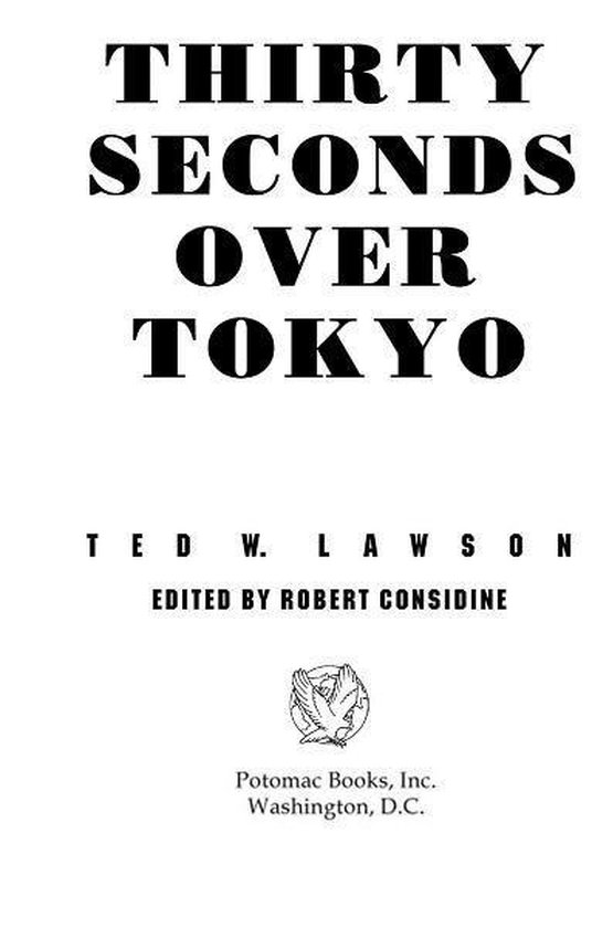 Thirty Seconds Over Tokyo - cover