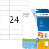 HERMA Étiquettes Premium A4 70x36 mm, blanches, papier mat, 600 pcs