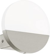 EGLO Metrass 1 - Wandlamp - 1 Lichts - Nikkel-Mat - Gesatineerd