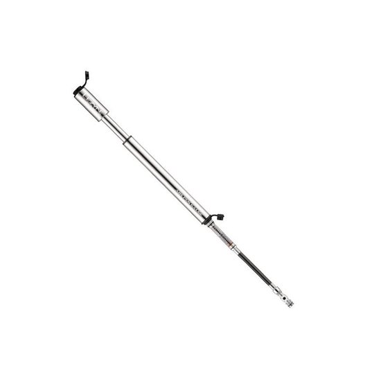 Lezyne CNC Gauge drive - Minipomp - Geschikt voor Presta en Schrader - Maat M - Aluminium - Zilver — afbeelding 2