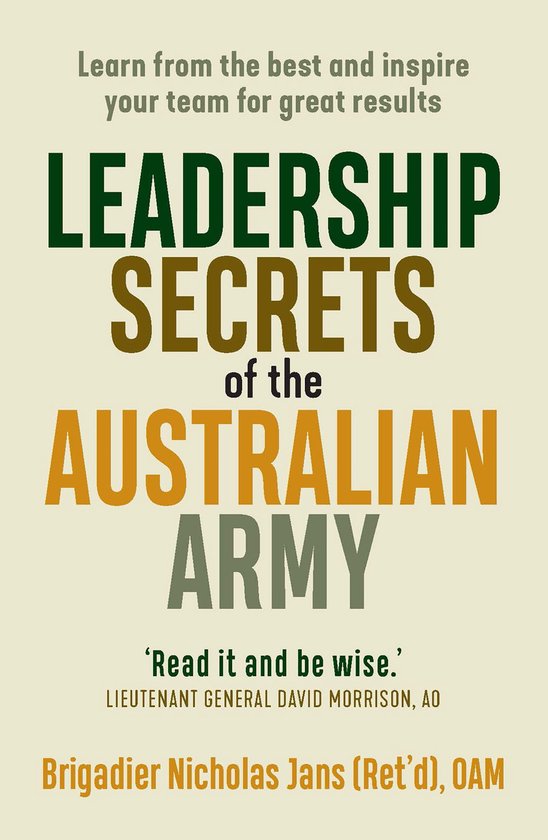 Leadership Secrets of the Australian Army - cover