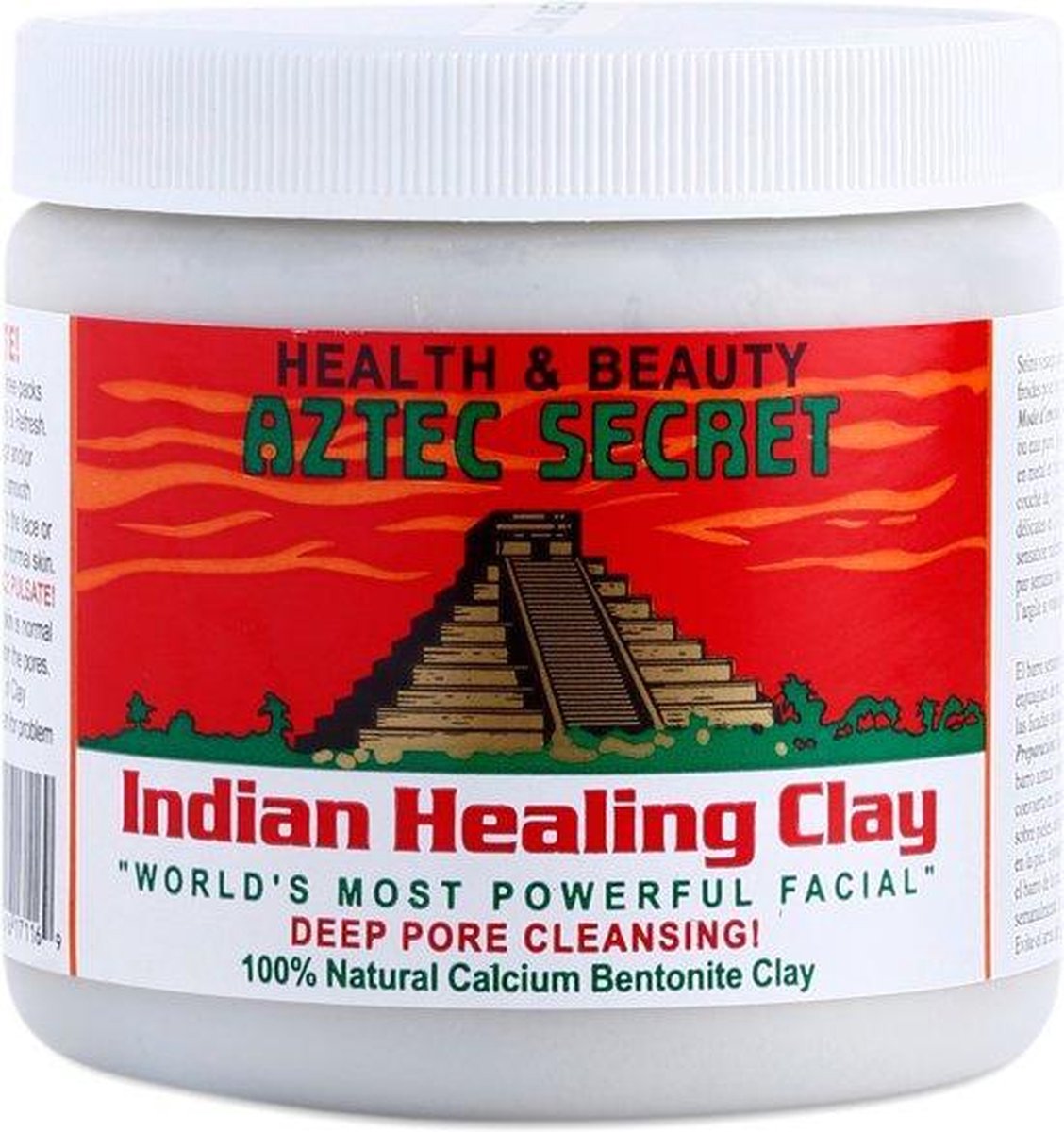 schoenen Sherlock Holmes meloen Aztec Secret Indian Healing Clay Gezichtsmasker - 454 g | bol.com