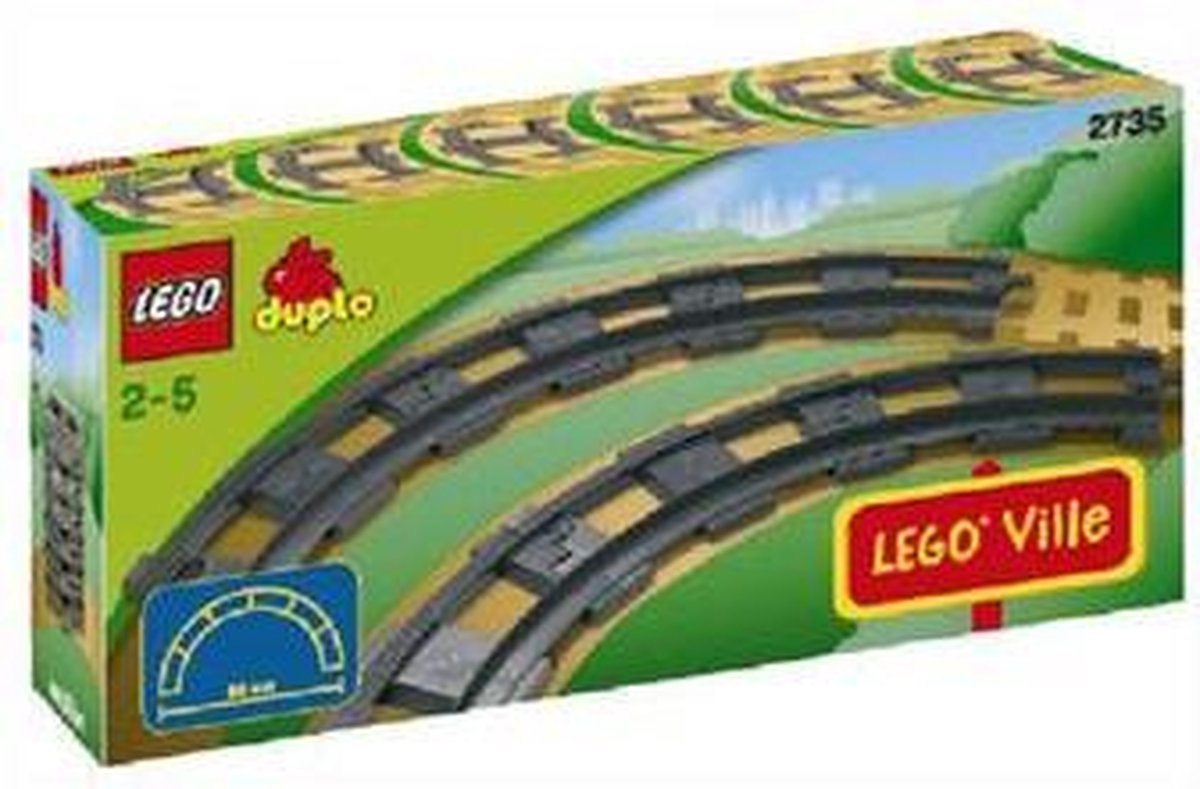 LEGO Duplo Ville Gebogen rails - 2735 | bol.com