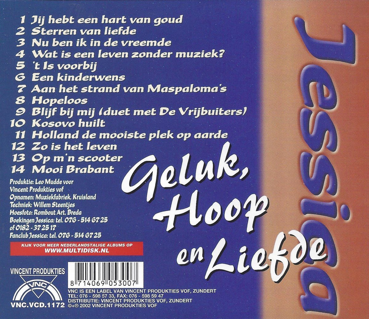 Geluk Hoop En Liefde bol.com | Jessica - Geluk, Hoop en Liefde, Jessica | CD (album) | Muziek