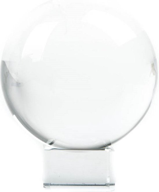 Cristaux - Boule de verre 20 cm avec support | bol