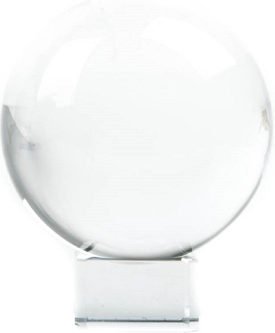 Boule De Décoration Transparente En Plastique De 20 Cm - 2 Parties à Assembler - Pour Créations DIY Et Fêtes