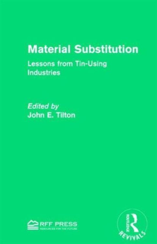 Material Substitution 9781138119772 Boeken