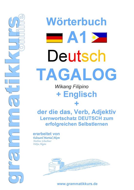 Wörterbücher Deutsch - Tagalog - Englisch A1 A2 B1 1 - Wö ... - cover