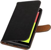Pull Up TPU PU Leder Bookstyle Wallet Case Hoesjes voor LG V20 Zwart