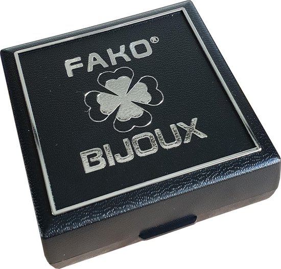 Fako Bijoux® - Manchetknopen - Rechthoek - 20x15mm - Poli/Mat - Zilverkleurig - Fako Bijoux®